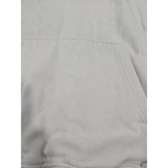The North Face Hoodie Men’s Small Beige Pullover Logo Sweatshirt Graphic Back - Picture 3 of 7